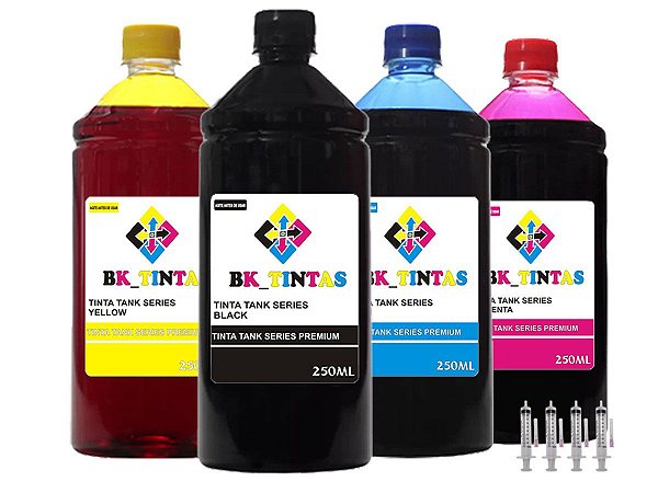 Refil 4 Garrafas Tinta Hp Compatível 416 412 316 116 Gt51 GT52