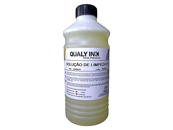1 Litro Solução De Limpeza P/ Cartuchos e Cabeça de Impressão