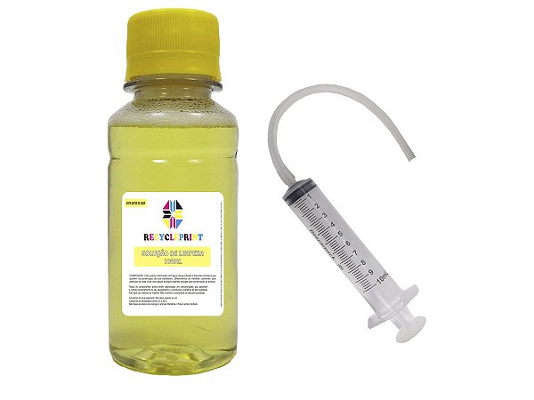 100ml Solução Limpeza Cabeças Impressão Bulk Cartuchos Tinta