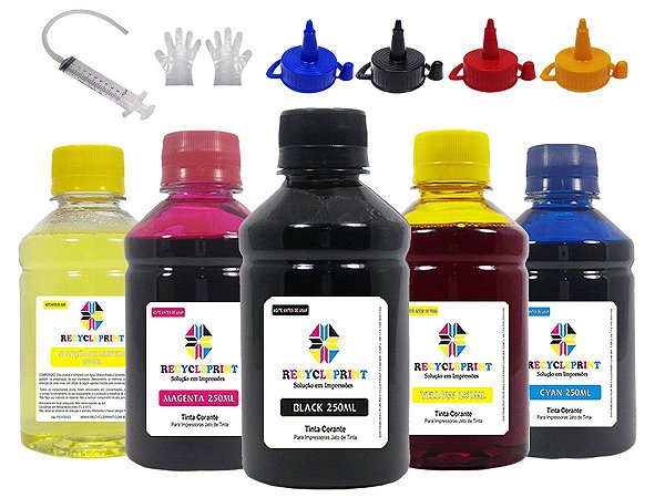 1250ml Tinta Compatível Impressora Epson L395 L3110 L3150
