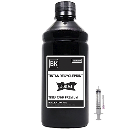 500ml Refil Tinta Para Impressora Epson L375 L395 L3110 L3150 L5190 L5590