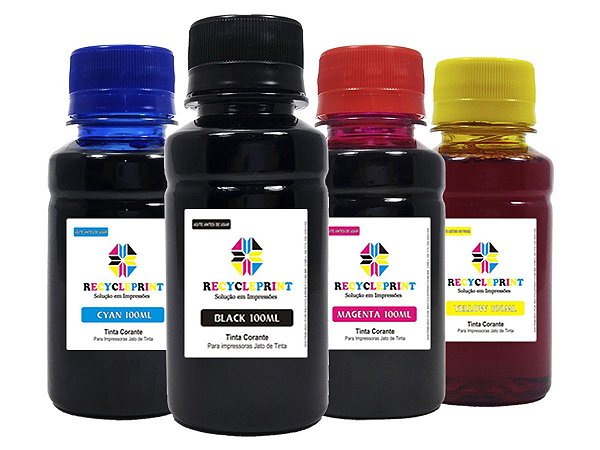 4 Refil Tinta Compatível Epson Xp231 Xp241 Xp431 Tx133 Tx135