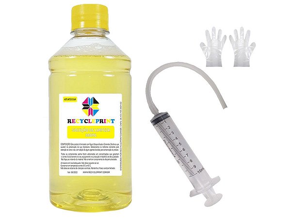 500ml Solução Limpeza Cabeças Impressão Bulk Cartuchos Tinta