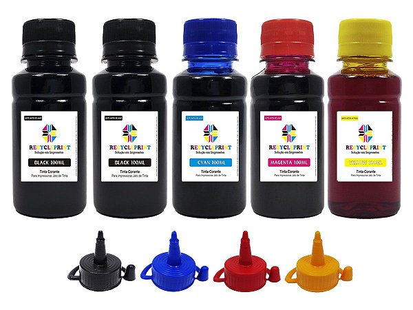 Refil 500ml Tinta Compatível Epson Tx133 Tx135 Xp241 Xp431