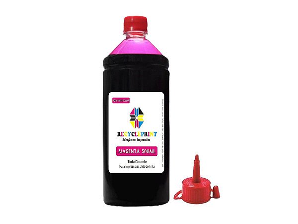 500ml Tinta Magenta Compatível Epson L375 L395 L3150 L3110