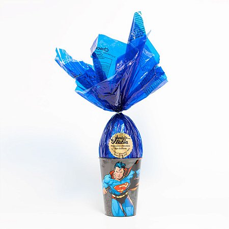Copo Infantil  Azul com Ovo de Páscoa 130g Ao Leite
