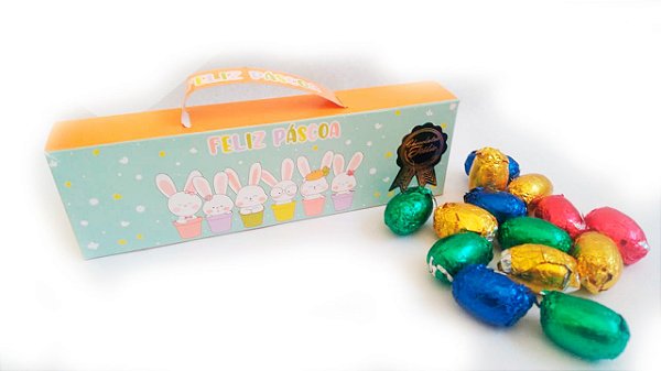 Caixinha tematica infantil com 14 ovinhos 106g