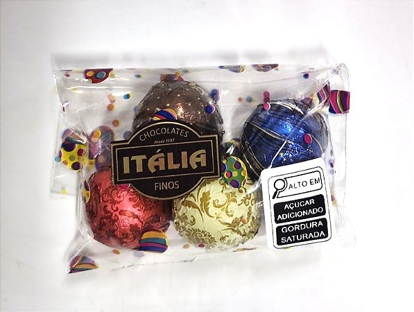 Saquinho de Bombons Truffados c/ 4 un. - 68 g