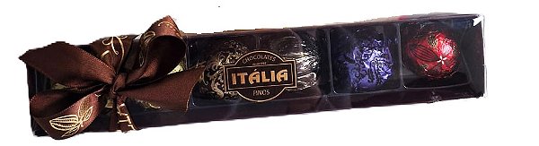 Caixa de Bombons Comprida Truffados Sortidos c/ 6 Bombons - 102 g