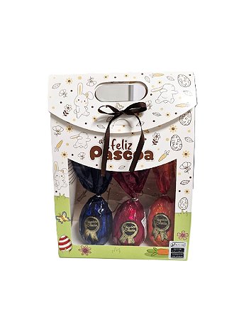 Caixa infantil c/ 3 Ovos de 40g