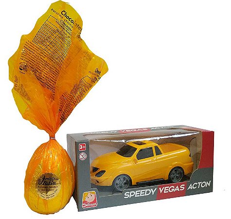 Camionete Amarela com Ovo Ao Leite de 200 g