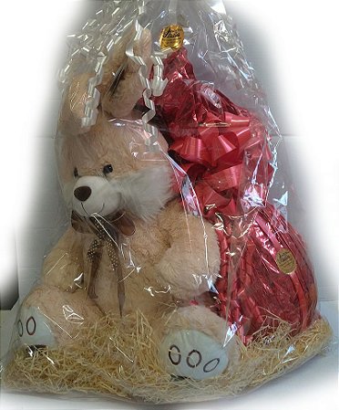 Urso Gigante com Ovo Família 1.800 g Ao Leite