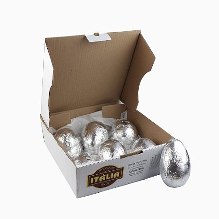 Caixa com 12 Cascas para ovos de 250 g Ao Leite - Peso aprox. 840 g