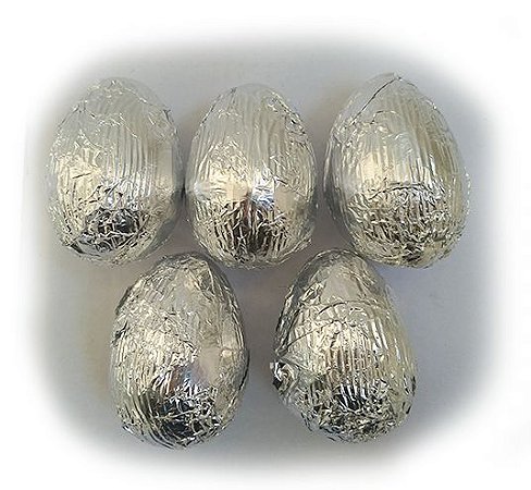 Conjunto 5 Ovinhos de 40g no Papel Alumínio