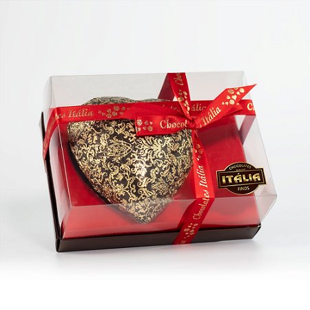 Caixa coração Premium 150g ao Leite