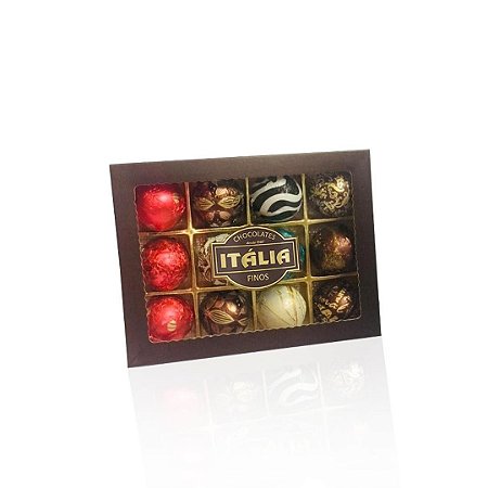 Caixa de Bombons Truffados Sortidos c/ 12 Bombons - 204g