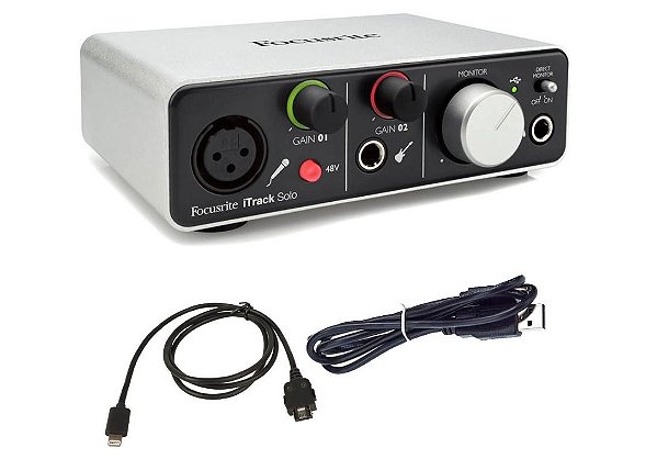 Interface de Audio - Itrack Solo Lightning - Focusrite