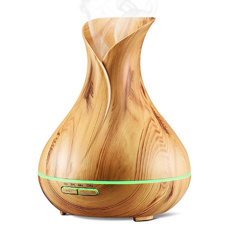 Difusor de Aromas 550ml Com Som Bluetooth 7 tons de Led Ultrasônico Com Controle Remoto - 82707