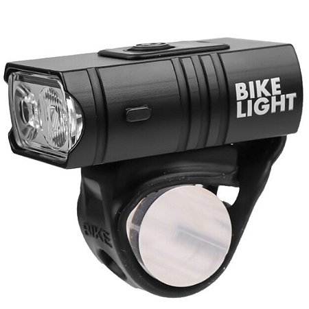 Farol para Bicicleta Lanterna com 3 Modos USB Recarregavel - 84095