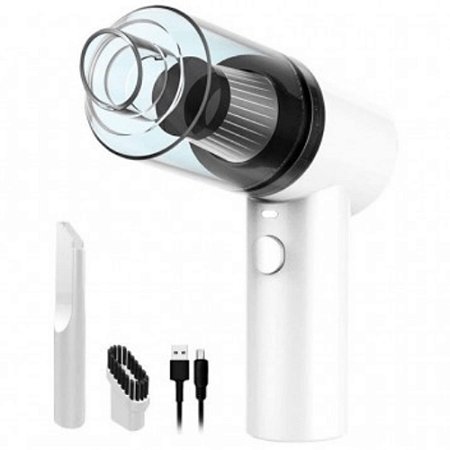 Mini Aspirador De Pó Automotivo Profissional 6000PA 120W  Branco - 82223