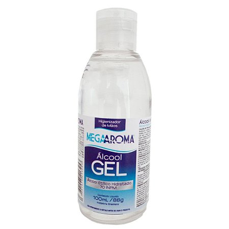Álcool em Gel 70% 100ml INPM Mini para Bolsa Mochila