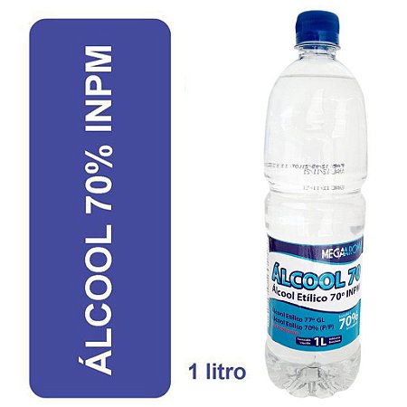 Álcool Liquido 70% 1 litro - Super Promoção