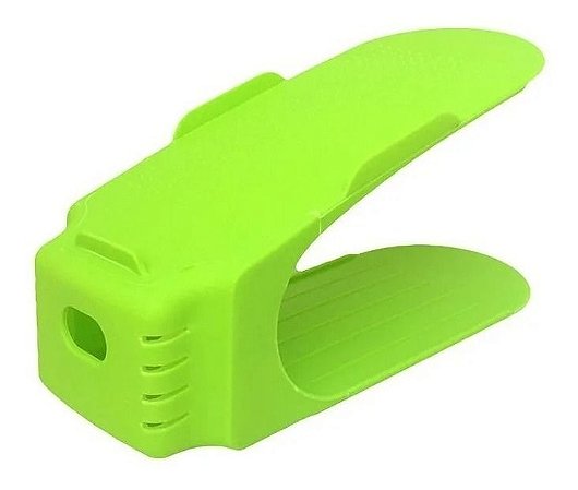 Organizador De Sapato Tênis Verde Rack Cômoda Regulagem