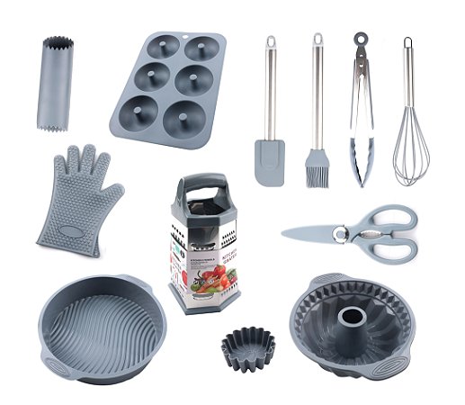 Kit de Confeiteiro Completo Profissional 12 Peças