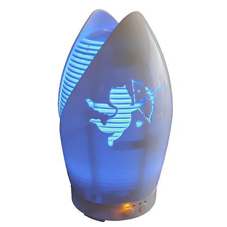 Umidificador de Ar Ultrassônico 100ml C/ Led Bivolt - Branco