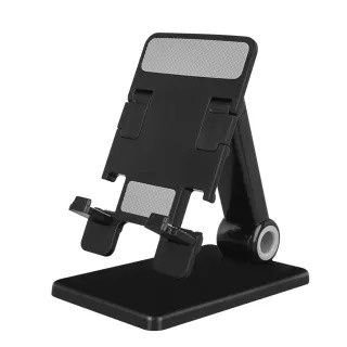 Suporte de Celular Para Mesa  Portátil Dobrável Tablet Preto