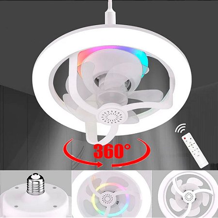 Ventilador De Teto Com Led 60W Com Controle E Aromatizador - 82126
