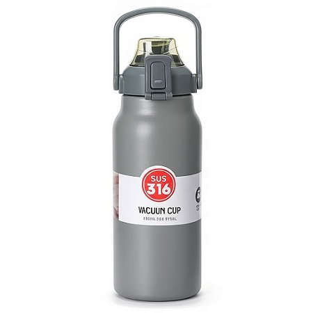 Garrafa Térmica Inox 1700ml com Bico e Alça Azul- 82907