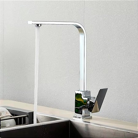 Torneira Gourmet Monocomando Misturador Quente/Frio Prata - 83229