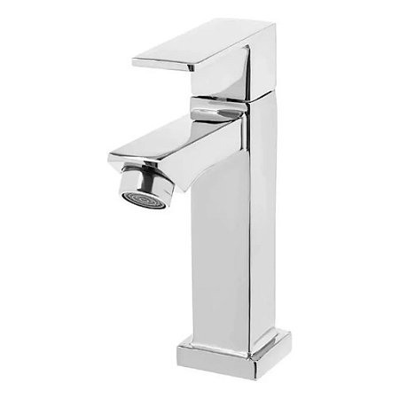Torneira de Lavabo/Banheiro Luxo Metal 1/2 Prata- 83231