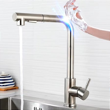 Torneira Cozinha de Bancada Gourmet Flexível Com Monocomando - 82582