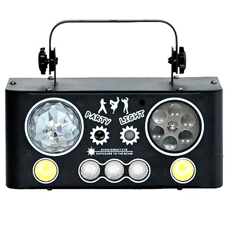 Luminária Canhão Projetor de Raios Laser Holográfico 5 em 1 - 82613