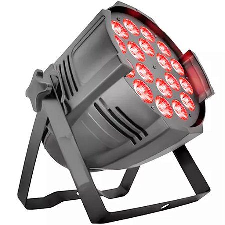 Strobo Par Led Slim 18 LEDs 300w Rgbw Dj Festas Dmx - 80904