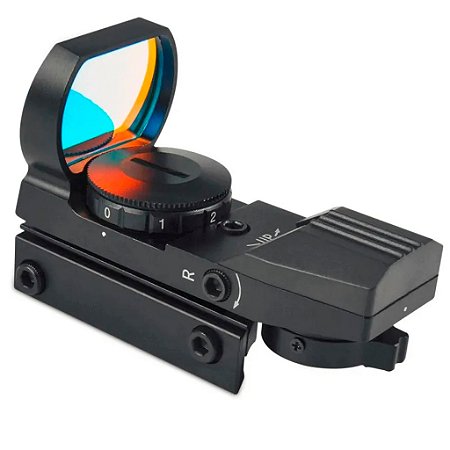 Mira Laser Holográfica 1x22x33 Red Dot 4 Reticulos Luminosos - 80561