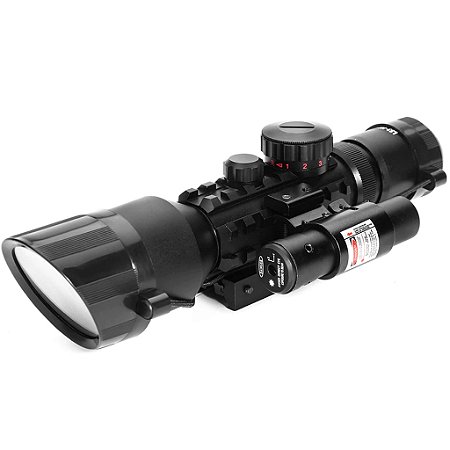 Luneta Mira M9 3-10x42 Rifle Scope Laser Profissional - 80568