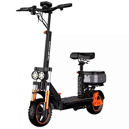 Patinete Elétrico Scooter C/ Banco 1200w 52Km/h Off-Road Suspensão Dupla - 81929