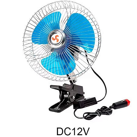 Ventilador Automotivo 12v 6 Pol 15 Cm Caminhão Carro - 82251
