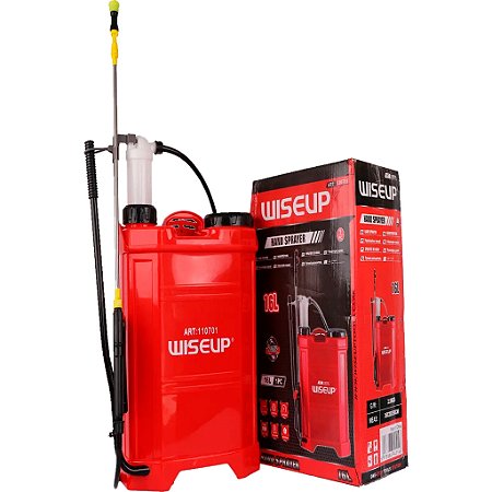 Pulverizador Agricola Costal Manual 16l Bomba Veneno Wiseup - 83247