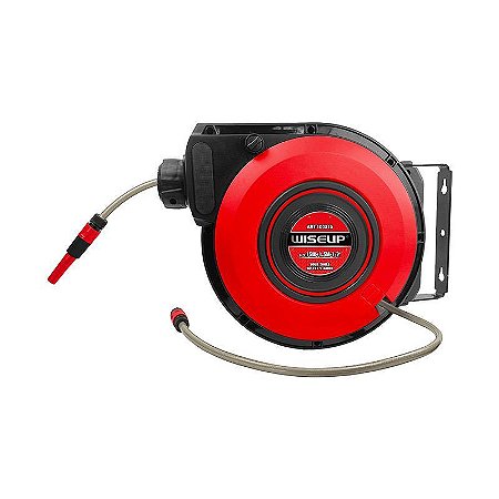 Carretel Retratil Com Mangueira de Alta Pressão 30M + Suporte de Parede - 83238