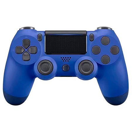 Controle Sem Fio Compativel Com Ps4 Pc Celular Azul - 82905