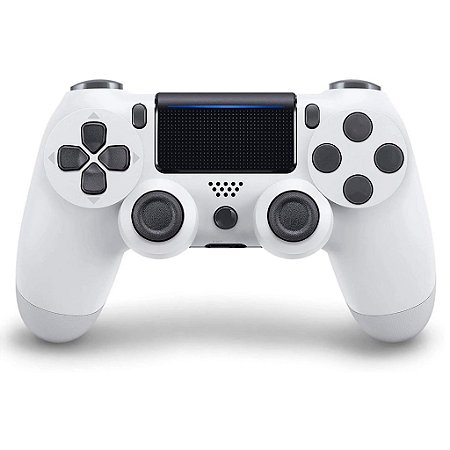 Controle Sem Fio Compativel Com Ps4 Pc Celular Branco - 82905