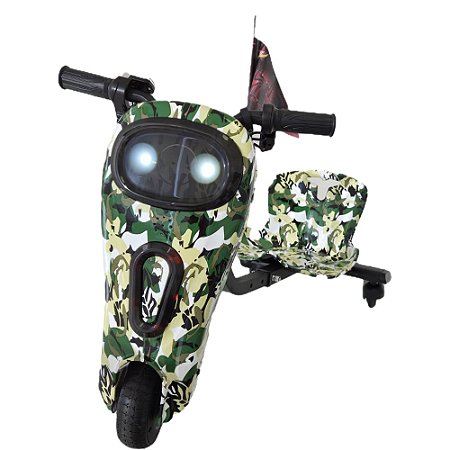 Triciclo Hoverboard Elétrico 6,5 polegadas Drift 250w Camuflado Exército - 81299