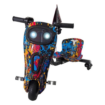 Triciclo Hoverboard Elétrico 6,5 polegadas Drift 250w Pintado Colorido - 81299