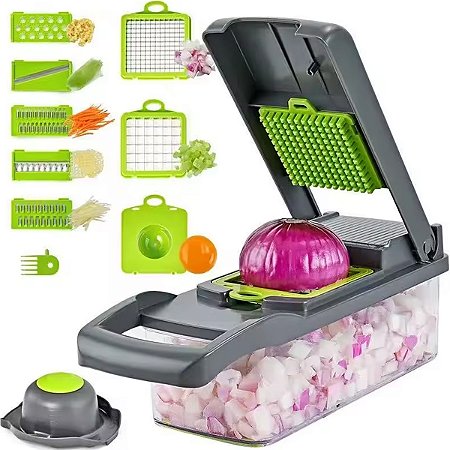Cortador Fatiador multifuncional de Frutas e Legumes - 81283