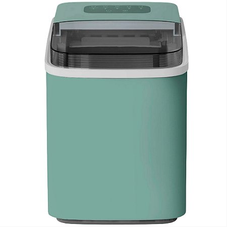 Máquina De Gelo Ice Portátil Compact 110v 12kg P/dia Fácil Verde - 81282