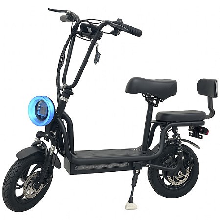 Patinete Bike Elétrica 800w C/ Assento Duplo Autonomia de 45km e 150Kg - 81418